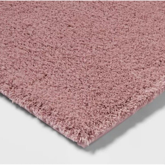 21”x34" Spa Plush Bath Rug Mauve Light Purple - Threshold - Picture 3 of 5